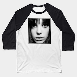 Jane-Vintage Potrait Baseball T-Shirt